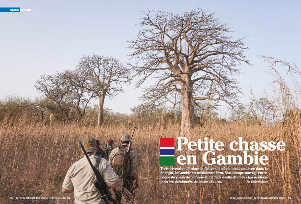 Petite chasse en Gambie avec la revue nationale de la chasse