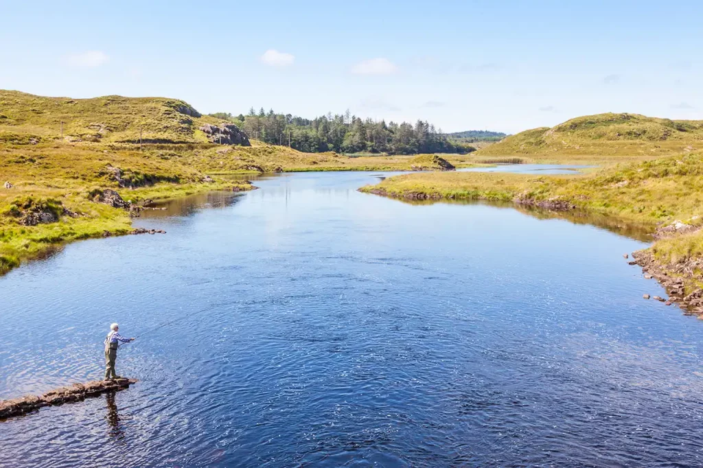terre de chasse et de pêche au cœur d'une nature sauvage