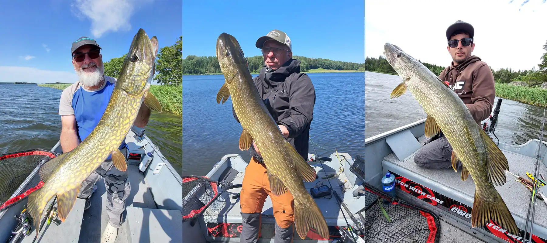 Pêche des brochets du Lac Sibbo en Suède